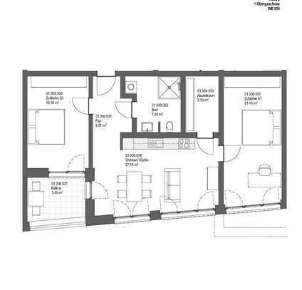 3 Zi- Dachgeschoss-Whg. ab 01.09. zu vermieten