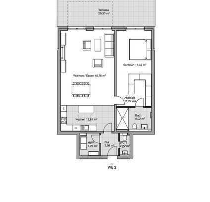 PROVISIONSFREI | Barrierefreie Erdgeschosswohnung mit 30 qm großer Terrasse in SW-Ausrichtung