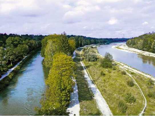 Ruhig!Grün!Perfekter Zuschnitt! Grundstück mit Baugenehmigung in Grünwald