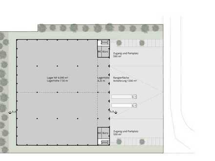 PROJEKTIERTE LAGER- und VERKAUFSFLÄCHEN ZU VERMIETEN / ZU VERKAUFEN; AB 2.000 - 20.000 m²