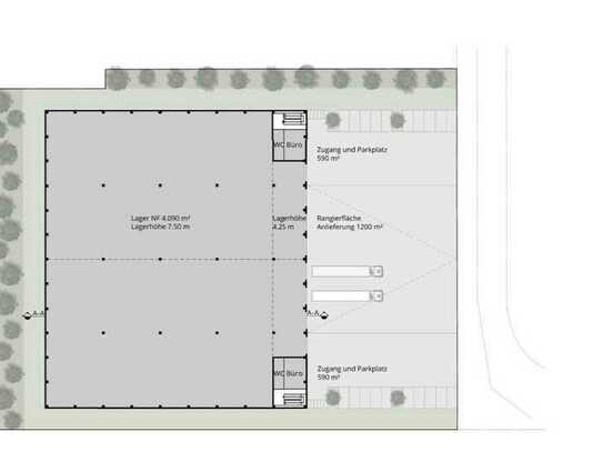 PROJEKTIERTE LAGER- und VERKAUFSFLÄCHEN ZU VERMIETEN / ZU VERKAUFEN; AB 2.000 - 20.000 m²