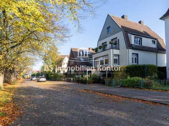 Exklusives Wohnen! Historisches, saniertes Stadthaus mit Gartenanlage, Balkon u. Wintergarten!