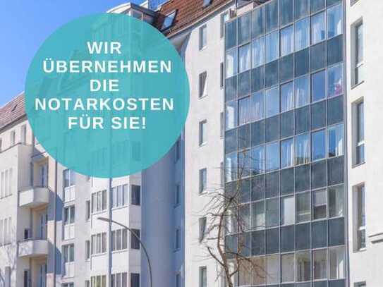 KAPITALANLAGE in Charlottenburg - verm. 4-Zi.-Wohnung mit Balkon - wir übernehmen die Notarkosten