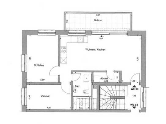 Helle 3-Raum-Wohnung mit gehobener Innenausstattung und Balkon