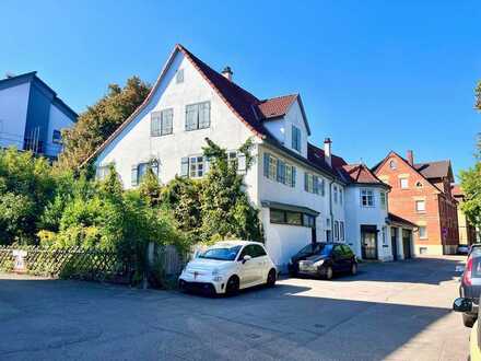 Mehrfamilienhaus mit Gewerbe - 592qm Grundstück - mit Potential zur Neubebauung