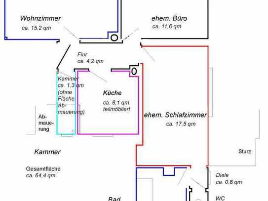 Attraktive 3-Zimmer-Wohnung in Marktoberdorf für eine oder max. zwei Personen