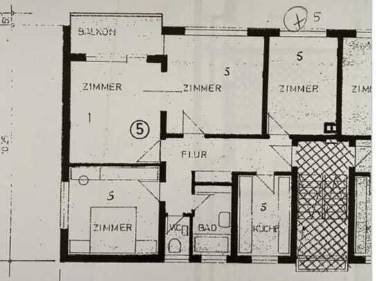 Sonnige 4 Zimmer Wohnung mit Einbauküche