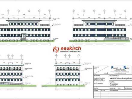 NEUKIRCH IMMOBILIEN: Wir planen nach ihren Wünschen! Innovativer Büroneubau mit zwei Dachterrassen!