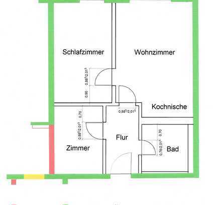 3 Zimmerwohnung auf der Hinteren Insel !!