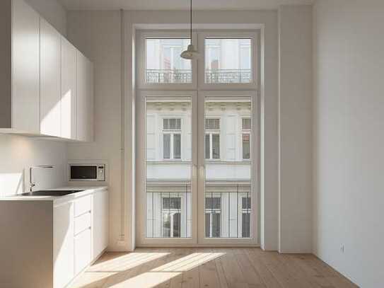 Neubau 1-Zimmer-Apartment mit Balkon in attraktiver Lage von Berlin-Pankow – Erstbezug!