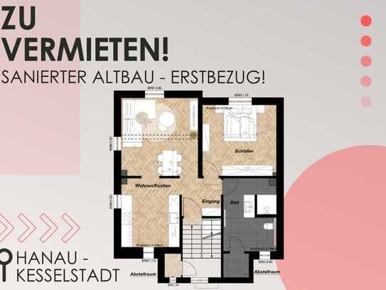 Erstbezug nach Sanierung! 2,5-Zimmer-Altbau-Wohnung