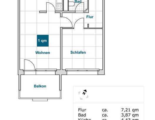 Schon gesehen? Hübsche 2-Zimmer-Wohnung ab September 2024