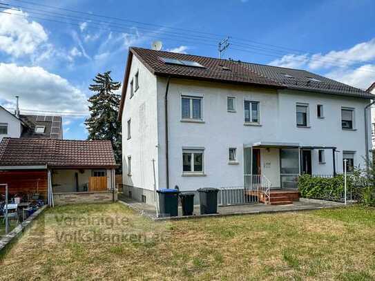 SANIERUNGSBEDÜRFTIGE DHH MIT GROßEM GARTEN UND GARAGE IN METZINGEN!