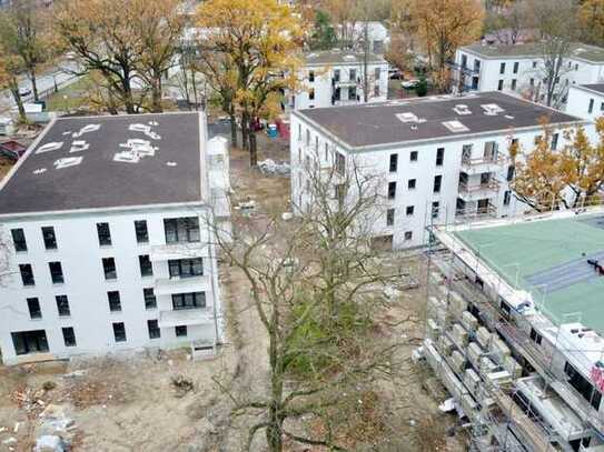 Auf dem Balkon der 2 Zimmer Wohnung relaxen