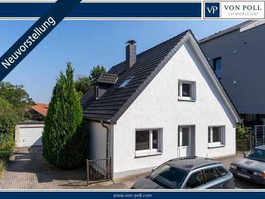 Bielefeld-Mitte: freistehendes Einfamilienhaus | 74 m² Wfl. im EG + wohnlich ausgebautes DG | Garage