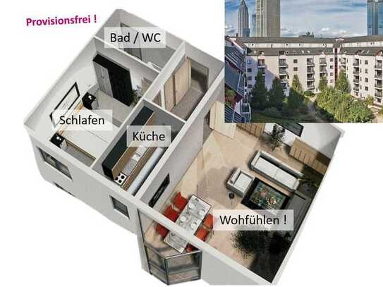 Top-Invest oder Top-Wohnen: tolle 2-Zi.-Whg im beliebten Saar-Karee. 5%/J oder Selbstbezug 59qm BJ04