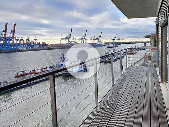 HIT vermietet ein wunderschönes Büro direkt an der Elbe mit Elbblick, Terrasse und Tiefgarage!