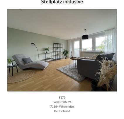 Vollständig renovierte 3-Zimmer-Wohnung mit Balkon und Einbauküche in 71364, Winnenden