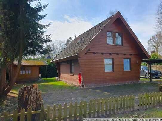 gut ausgestattetes, gepfl. Wochenendhaus im Feriengebiet Karlshof