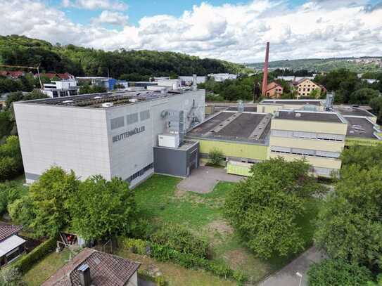 Halle mit 7 t und 2 t Kran