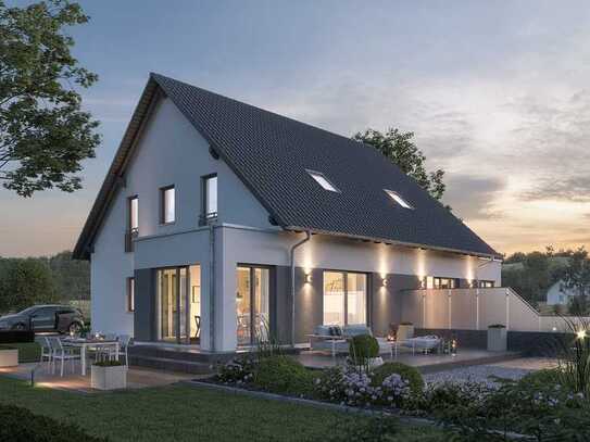 Ein Haus mit zwei Wohnungen - jeweilige Größe und Aufteilung nach Ihren Wünschen