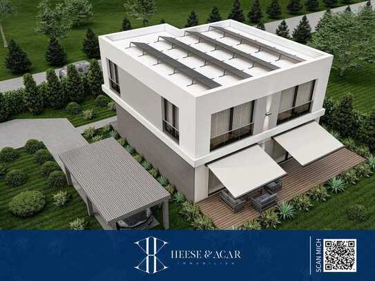 Neubau in Hermsdorf: Moderne Cubus-Villa mit großzügigen ca 200m² Wohn-Nutzfläche, schlüsselfertig