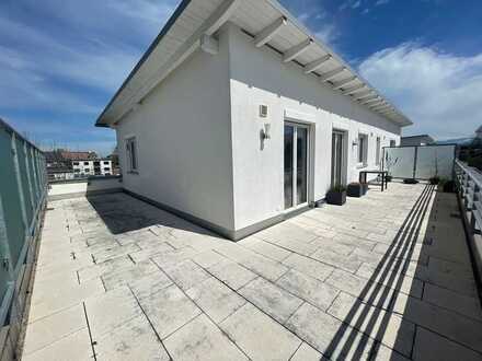 Penthouse mit Bergblick - 2-Zimmer mit Dachterrasse im Herzen von Bad Aibling