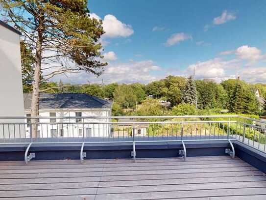 Schöne Dachterrasse, Garten, Kfw40... - modernster Neubau zu verkaufen am Stadtpark in Chemnitz!