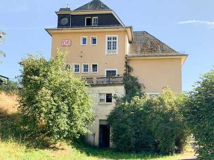 Bahnhof Dausenau komplett zu vermieten! Nur gewerblicher Mietvertrag möglich. Renovierung nach eigen