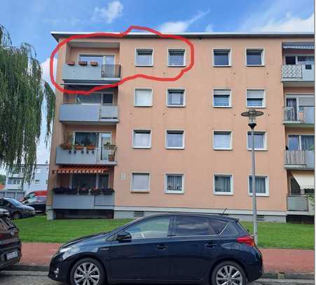 Schöne und sanierte 3-Zimmer-Wohnung mit Balkon und Einbauküche in Lotte