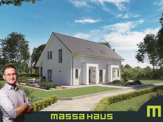 Gemeinsam stark sein: Mit 2 Wohneinheiten von massa-haus zum geteilten Eigenheimtraum.