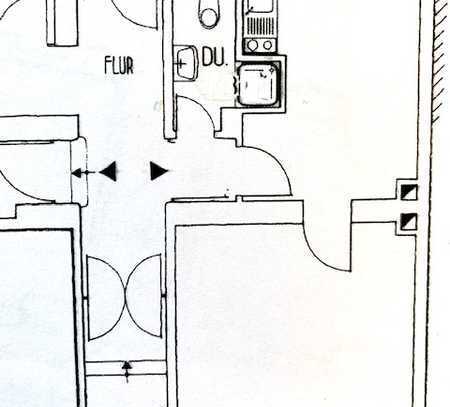 Mannheim-Neckarstadt Ost, nähe Uni Klinikum - 1 1/2 Zimmer-Appartement