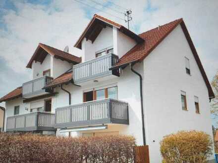 Gepflegte 3-Raum-Wohnung mit Balkon und Einbauküche in Münsterhausen
