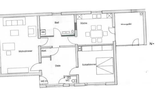 Erstbezug nach Sanierung, 3-Zimmer Wohnung in Schaidt