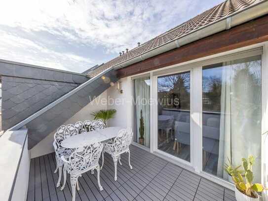 *Maisonette* Zentral in Longerich, 2 TG-Stellplätze, Dachterrasse in Südwestlage