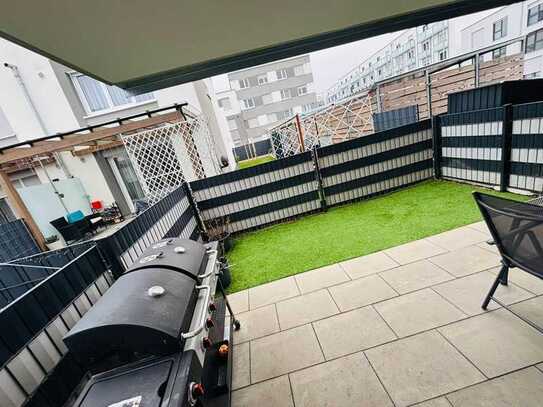 Attraktive 2-Zimmer-EG-Wohnung mit Terrasse und Garten