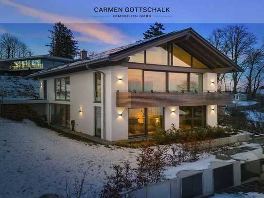 Bergfreuden - Lichtdurchflutete Luxusvilla mit einzigartigem Alpenpanoramablick