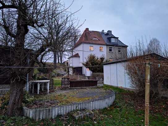 Doppelhaushälfte bei Löbau im OT Rosenhain, mit großem Grundstück, Haus zum weiteren Ausbau