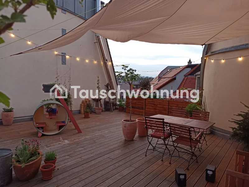 Tauschwohnung: 3 Zimmer Wohnung mit Dachterrasse