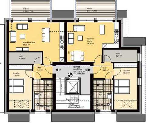 Moderne 2-Zimmer Wohnung im EG / OG /DG