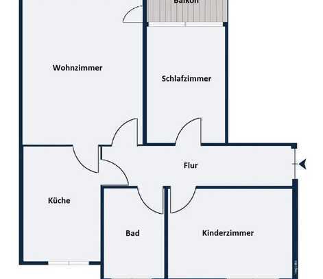 Hauptstraße *3-Zimmerwohnung* + Tiefgarage