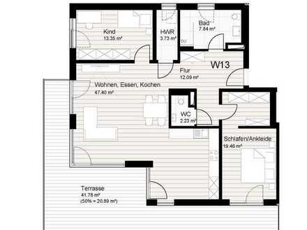 WHG 13 | 3-Zimmer Penthouse-Wohnung mit toller Dachterrasse