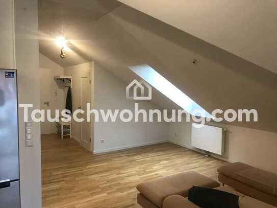 Tauschwohnung: Große Dachterrasse in Moosach gegen Häuschen mit Garten!