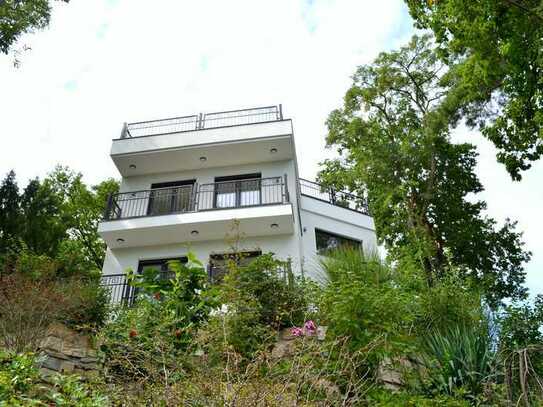 Architekten-Traumhaus an der Havel mit Sonnenterrasse & Hanggarten - Zeitmietvertrag