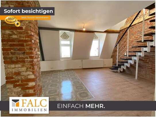 Neuwertige, wunderschöne Maisonette-Galeriewohnung im 4. Obergeschoss, ideal für Paare oder als WG