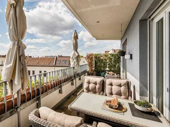 Tegel-Skyline zum Greifen nah: Dachparadies mit Traum-Terrasse