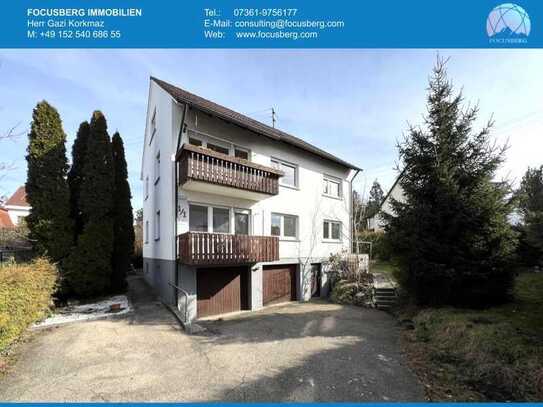 PLATZ, POTENZIAL, PERSPEKTIVE: 3-FAMILIENHAUS IN AALEN MIT ENTWICKLUNGSCHANCE & ERTRAG!