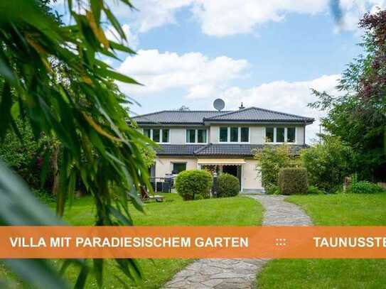 VILLA mit PARADIESISCHEM GARTEN ::: BEST-LAGE in TAUNUSSTEIN