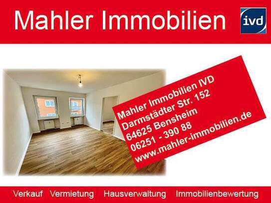 Helle 2 ZKB Wohnung zentral in der Bensheimer City gelegen - nur mit Vollzeiteinkommen !