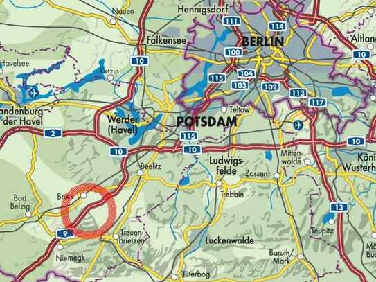 IMMOBERLIN.DE - Angenehmes Baugrundstück in ländlicher Lage